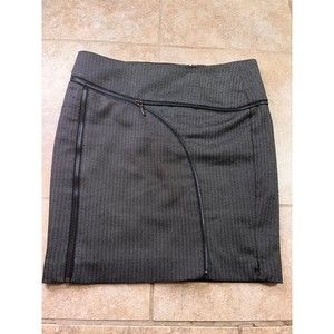 Bebe Skirt Womens XS Size 0 Black Tweed Pencil‎ Mini Skirt Businesscore
